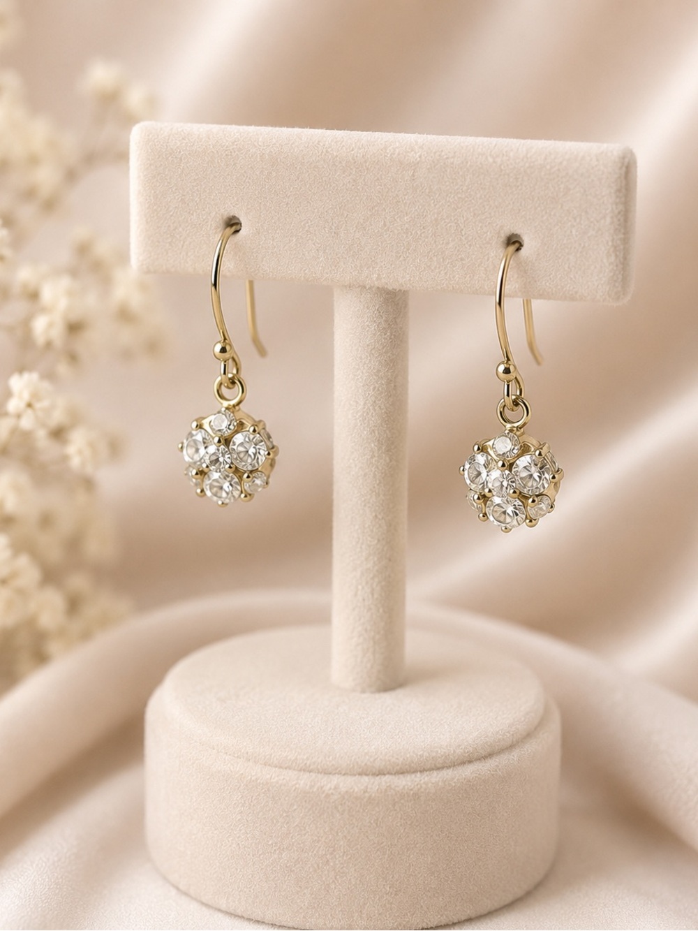 Swarovski Crystal Drop Earrings Handmade